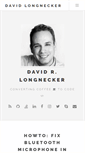 Mobile Screenshot of drlongnecker.com